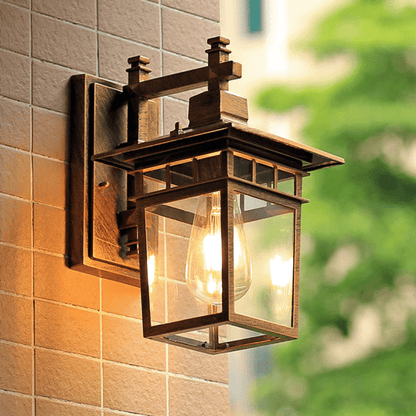 Alessio Zwart Deco Buiten Wandlamp