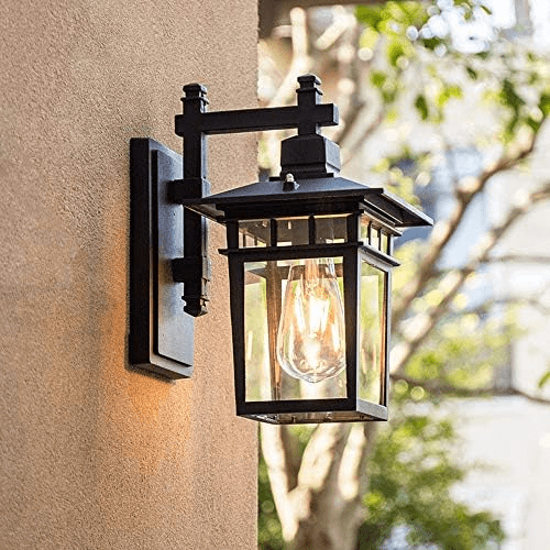 Alessio Zwart Deco Buiten Wandlamp