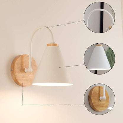 WoodLand Minimalistische en veelzijdige Scandinavische wandlamp