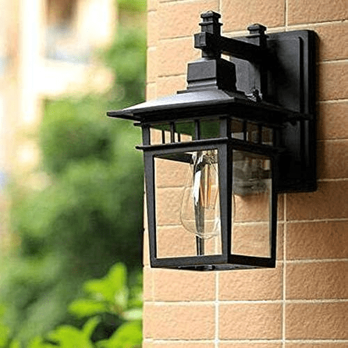 Alessio Zwart Deco Buiten Wandlamp