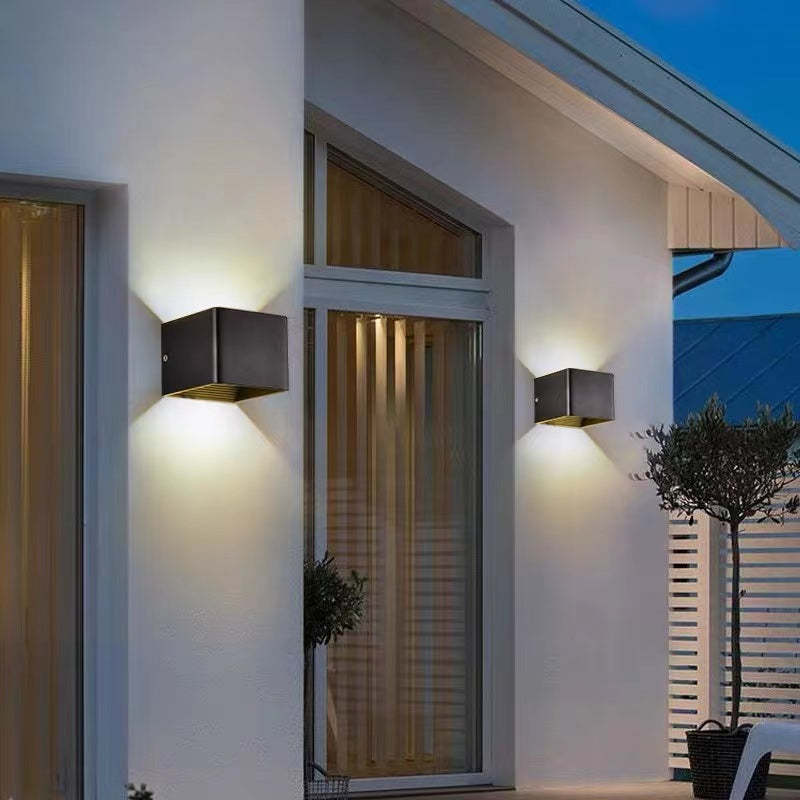 Moderne Aluminium Waterdichte LED Wandlamp Buiten Binnen Gebruik