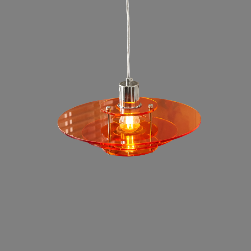 Moderne UFO-vormige kroonluchter vintage hanglamp
