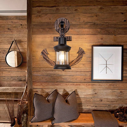 MarineGlow | Anker van hout LED lamp