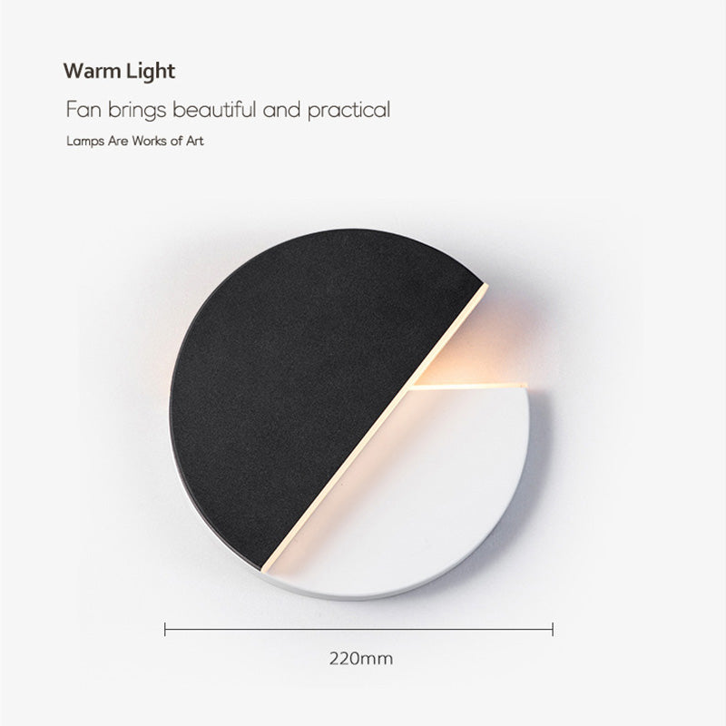 RadiantRing | Minimalistische ronde wandlamp