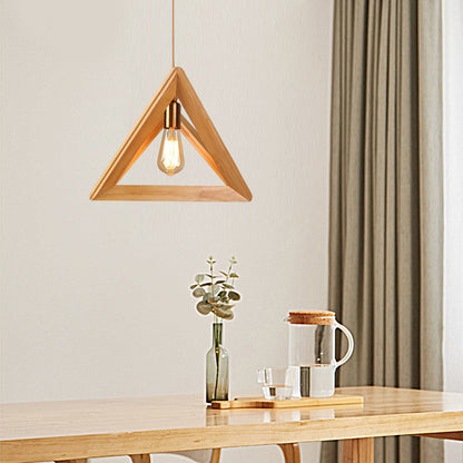 NovaFrame | Scandinavische Hanglamp met Houten Frame