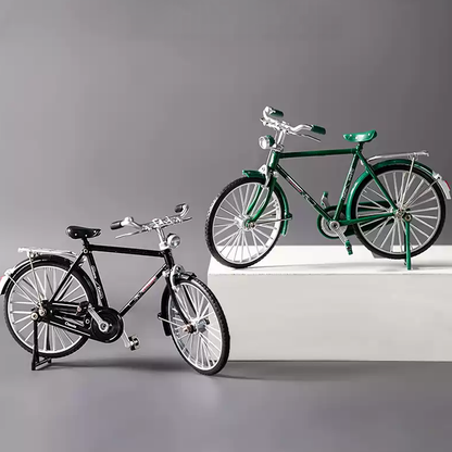 VintageCycle | Elegant retro fietsmodel Ornament