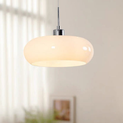 Hailie broodvormige glazen hanglamp