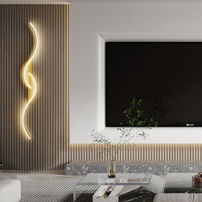 TwilightCurve | S-vormige wandlamp