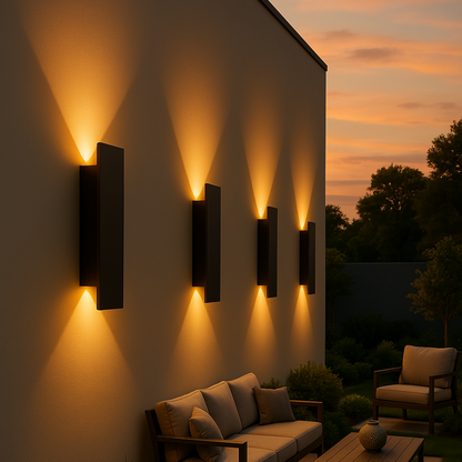 Streamline LED Wandlamp voor Buiten – Weerbestendig IP65 – 4 Maten Beschikbaar