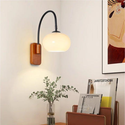 KakiBau | Draaibare Glazen Wandlamp