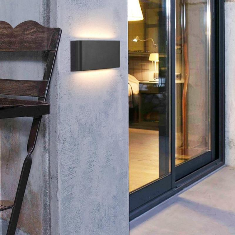 Moderne Led Waterdichte Buiten Op Neer Muurlamp Scone