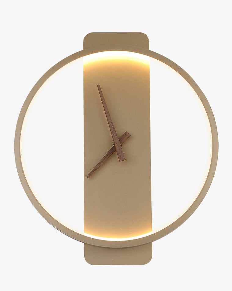 ZenTime | Strakke Wandklok met Rustgevend Licht