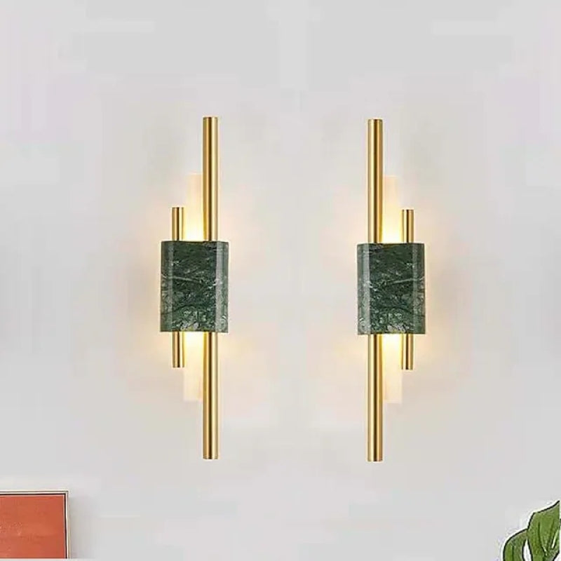 RadiantStone | Sofistikeret Marmer Væglamp