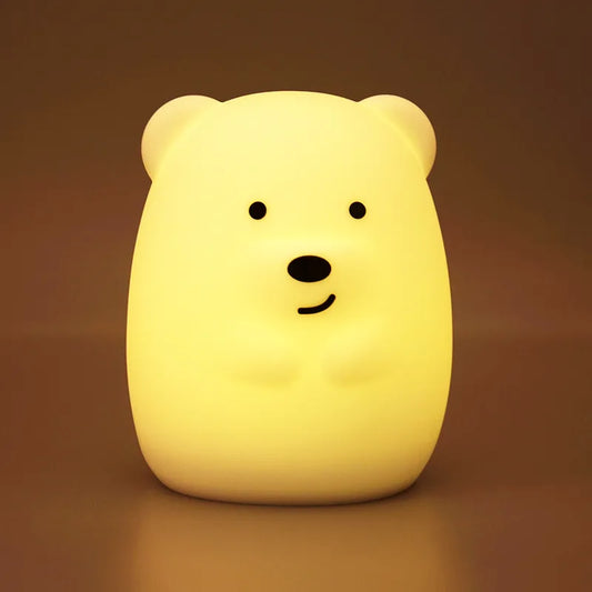 Bear Color-Changing Silicone Night Light