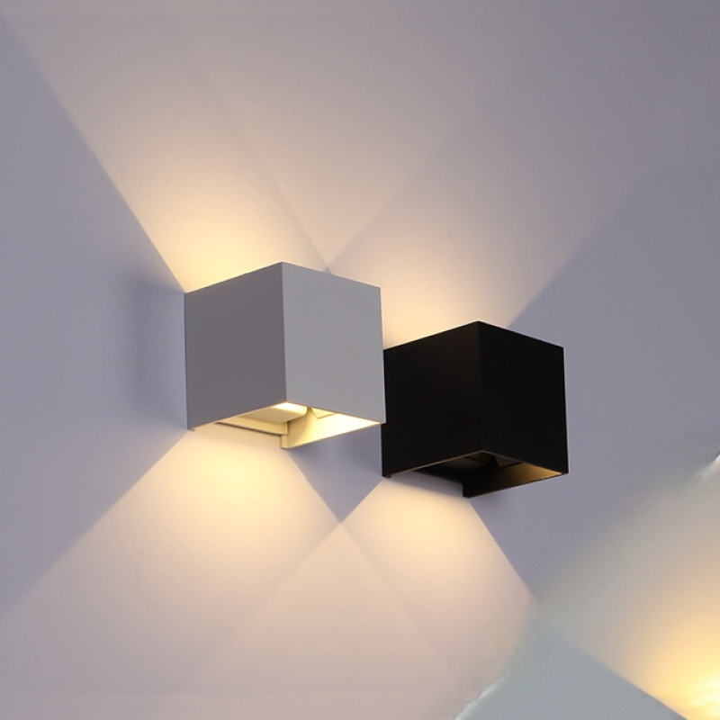 Moderne Aluminium Waterdichte LED Wandlamp Buiten Binnen Gebruik