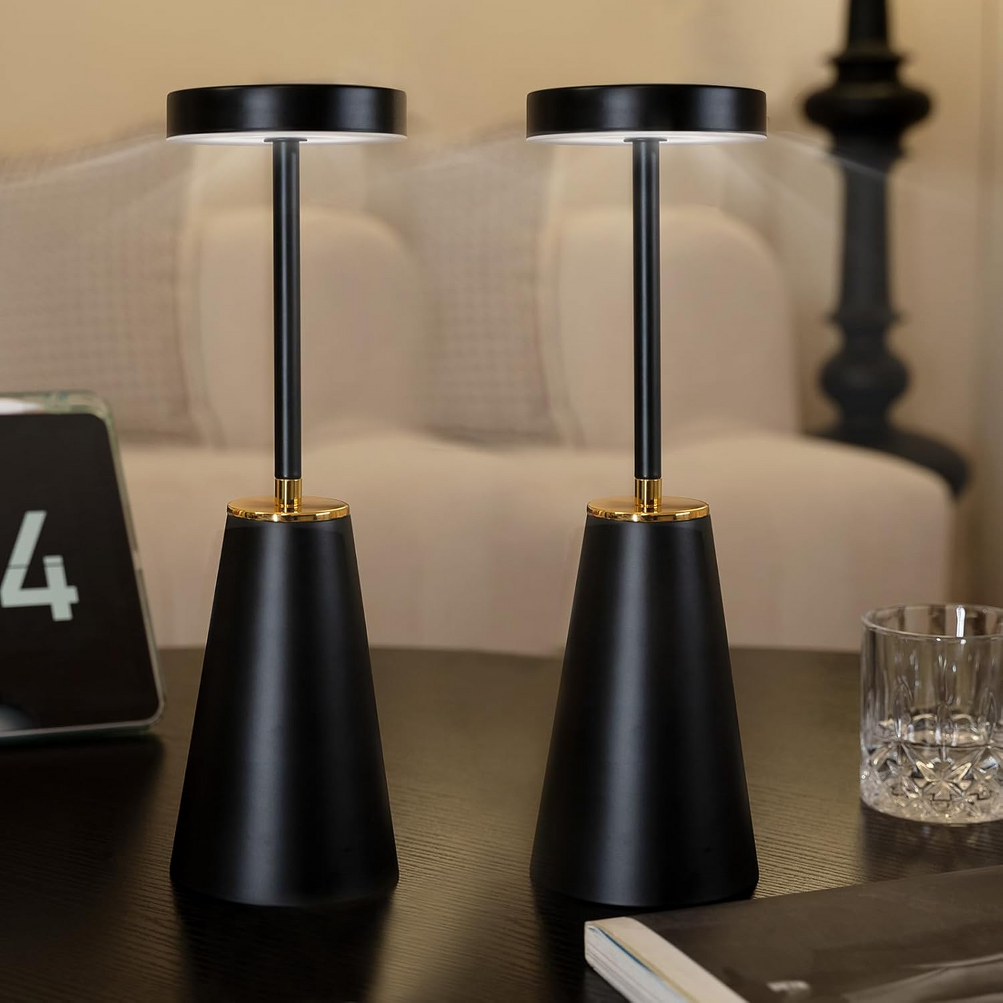 GlowBeam | Draadloze tafellamp met aanraakbediening