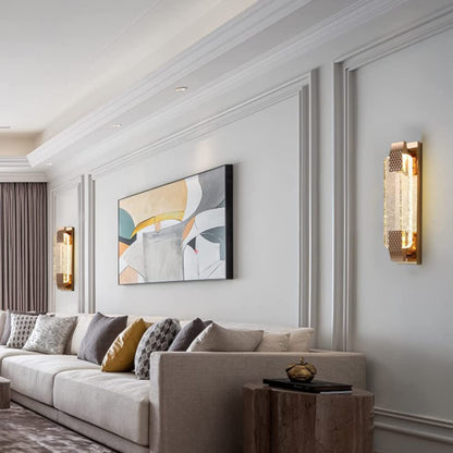 LuxeLine | Dimbare kristallen wandlamp