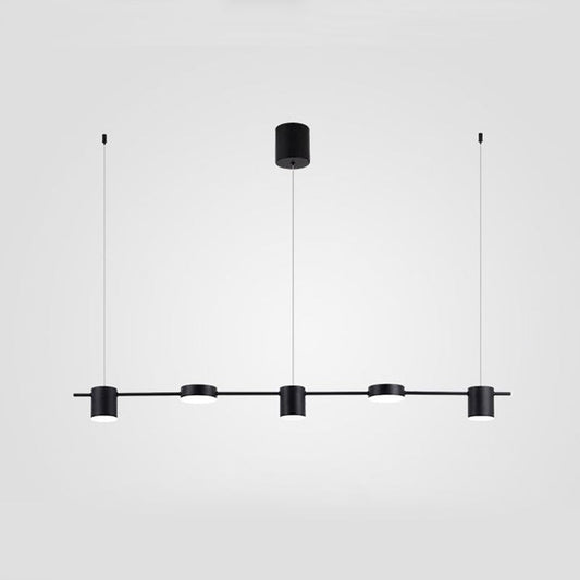 LightOfIsland – Aluminium Hanglamp met 3/5 Lichten in Zwart/Goud