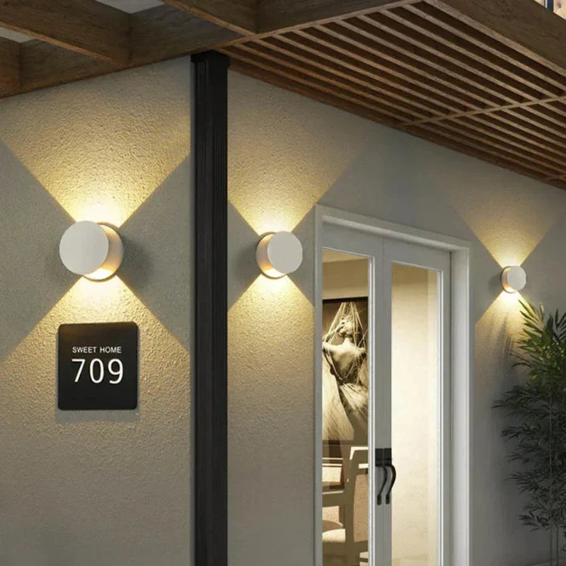 GartenLichtPro | Weerbestendige LED Buitenlamp – Moderne Wandlamp met IP54, Energiezuinige COB LED, Verstelbare Lampkop