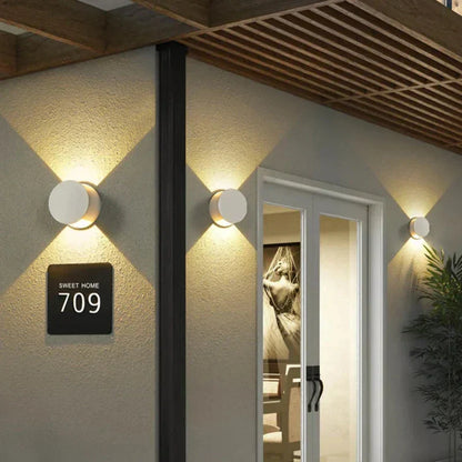 GartenLichtPro | Weerbestendige LED Buitenlamp – Moderne Wandlamp met IP54, Energiezuinige COB LED, Verstelbare Lampkop