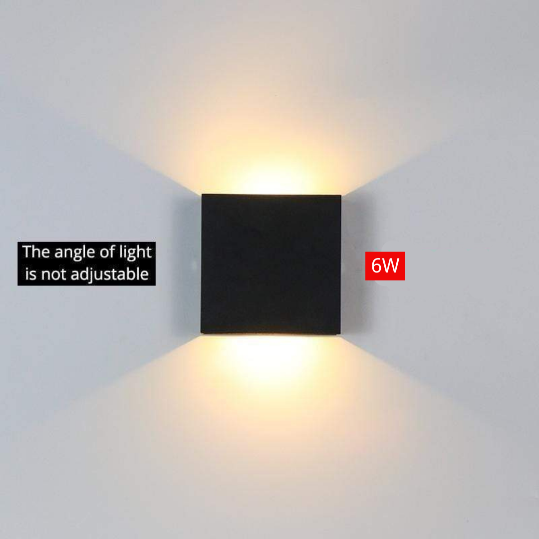 Moderne Aluminium Waterdichte LED Wandlamp Buiten Binnen Gebruik