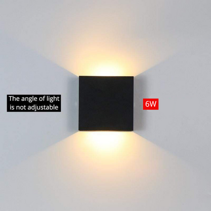 Moderne Aluminium Waterdichte LED Wandlamp Buiten Binnen Gebruik