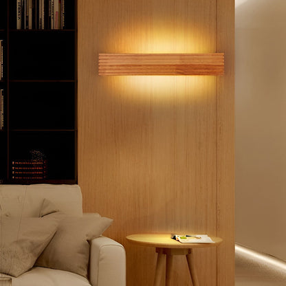 WoodGlow Waterdichte Scandinavische LED wandlamp
