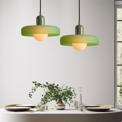 ColorLume | Geometrische Bauhaus Plafondlamp – Glazen Designlamp met Kleurrijke Accenten