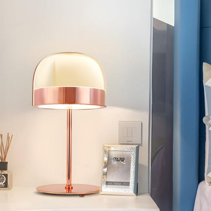 Glass magic | Elegante tafellamp met tweelaags nachtlampje voor stijlvolle kamers
