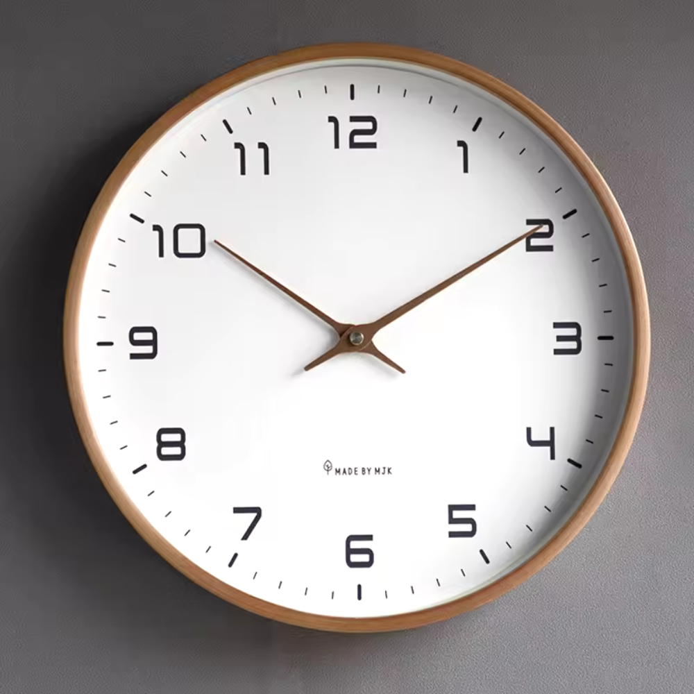 Niet tikkende Stille Wandklok Modern Decor voor Thuis & Kantoor