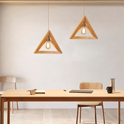 NovaFrame | Scandinavische Hanglamp met Houten Frame