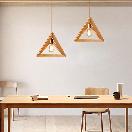 NovaFrame | Scandinavische Hanglamp met Houten Frame