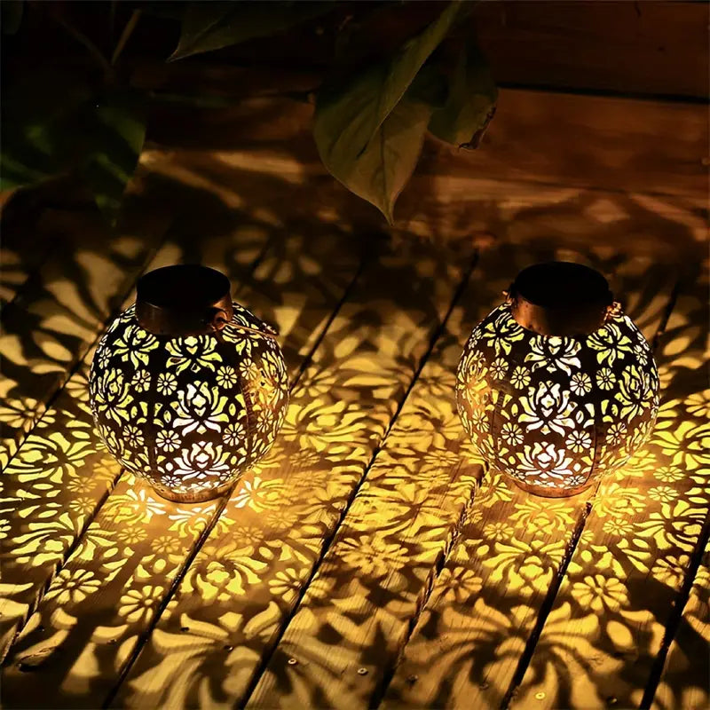LunaLush | Retro & Elegante Zonnetuinlantaarn