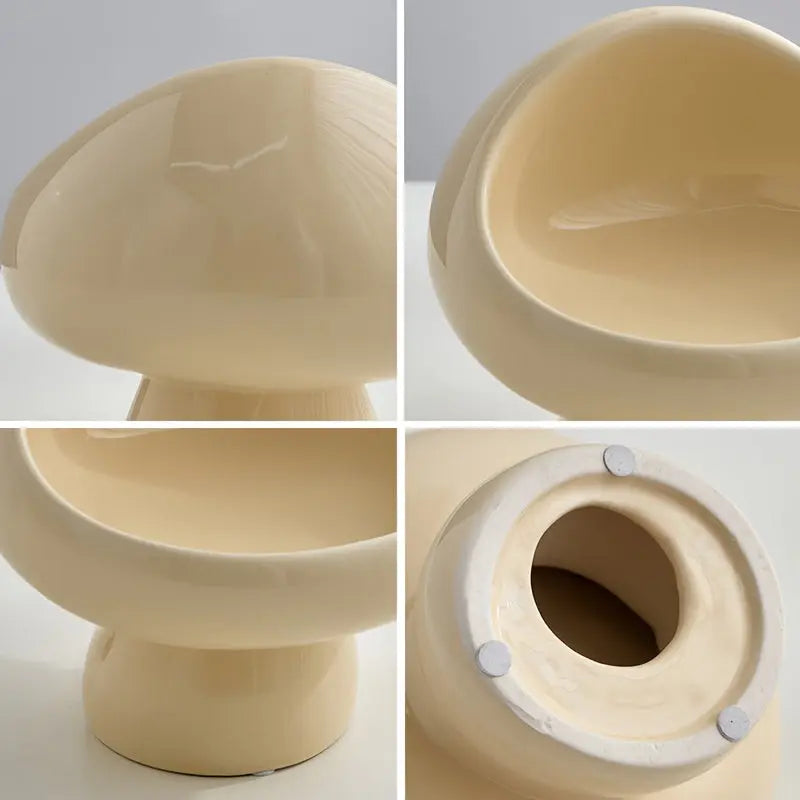 Elegant Keramische Paddenstoel Sleutel- en Sieradenhouder – Chic Decor voor Slaapkamer en Hal