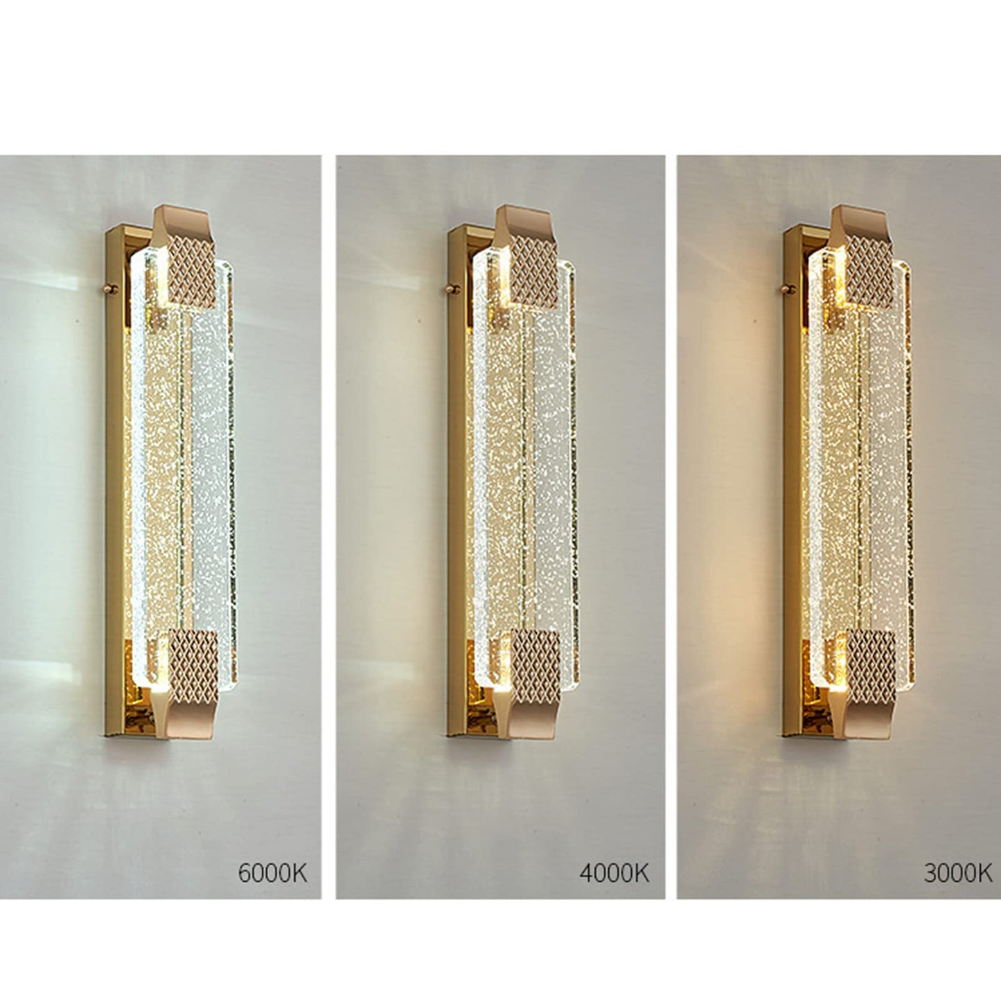 LuxeLine | Dimbare kristallen wandlamp