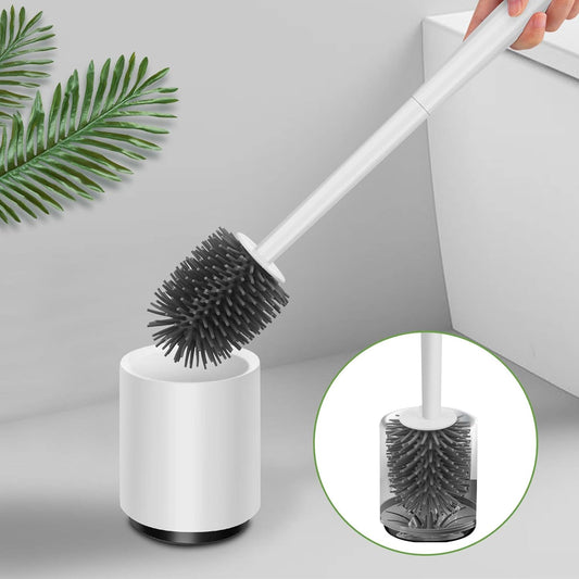 Praktische en veelzijdige toiletborstel met dispenser