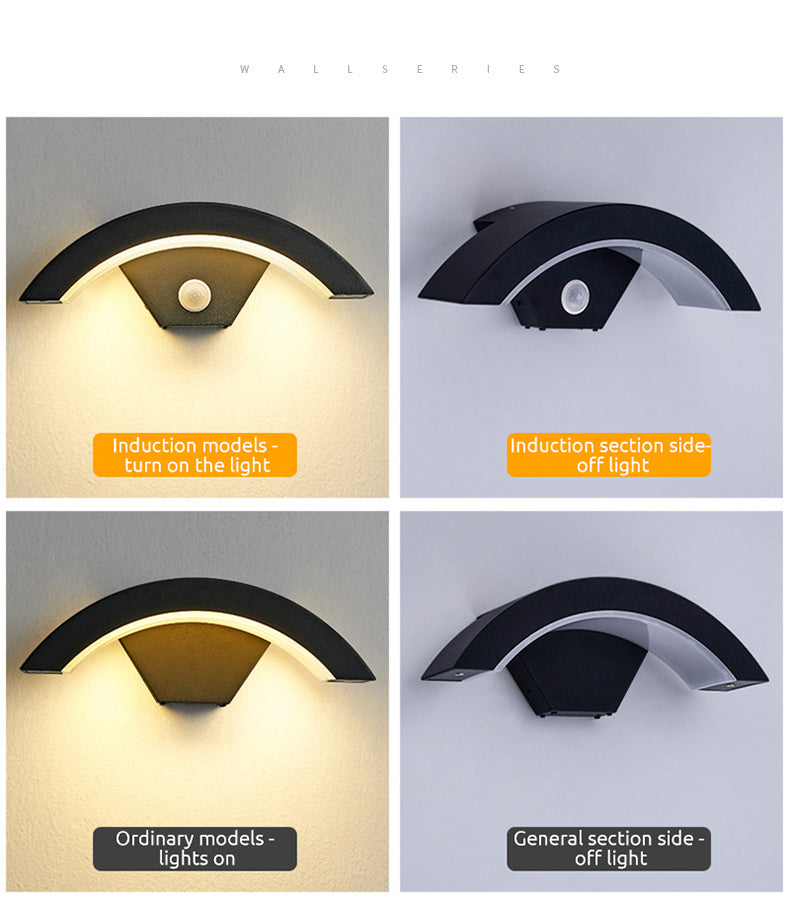 GloMotion Moderne wandlamp met bewegingsmelder