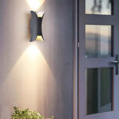 Buiten Waterdichte LED Aluminium Wandlamp