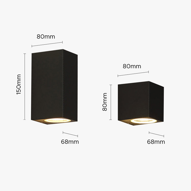 ShadeWave | Compacte LED wandlamp voor buiten