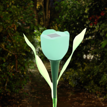BlütenblattGlanz – Solar Tulpenlamp voor de Tuin | Elegante Zonne-energie Buitenverlichting