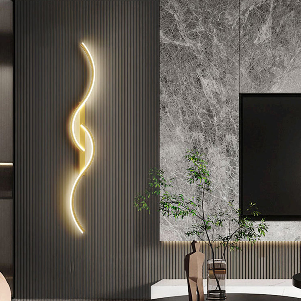 TwilightCurve | S-vormige wandlamp