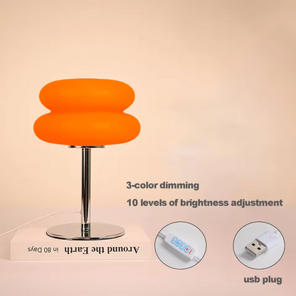 Romig Nachtkastje Lampje met USB & 3-Kleuren Dimming