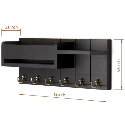 Decoratieve muurbeugel met plank