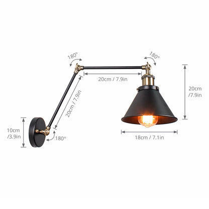 IronShade | Moderne draaibare wandlamp