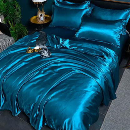 SilkSerenity | Luxe Effen Dekbedovertrek