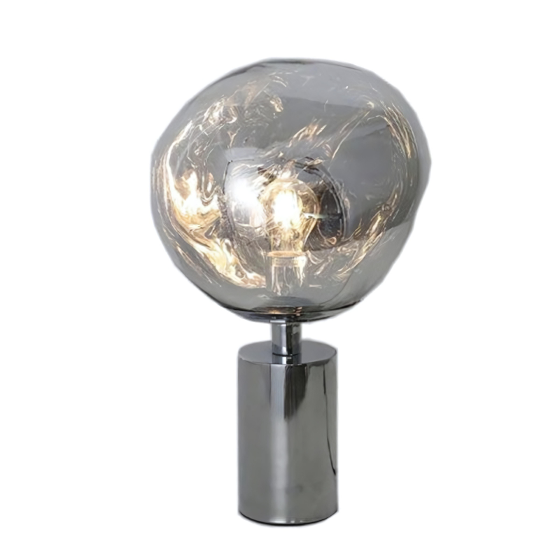 MeltGlow | Elegante chromen tafellamp