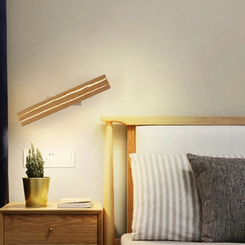 TimberLuxe LED wandlamp met warme gloed