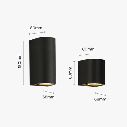 ShadeWave | Compacte LED wandlamp voor buiten