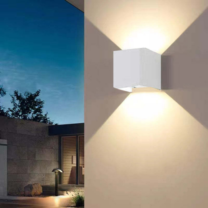 Moderne Aluminium Waterdichte LED Wandlamp Buiten Binnen Gebruik