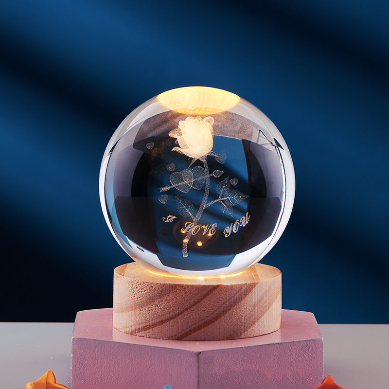 Light magic | 3D LED tafellamp met fascinerend ontwerp
